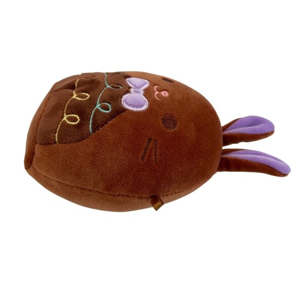 Squishmallows Chocolate Bunny Tandy Plush Toy 5in Brown Purple Stuffed Animal - Picture 6 of 6
